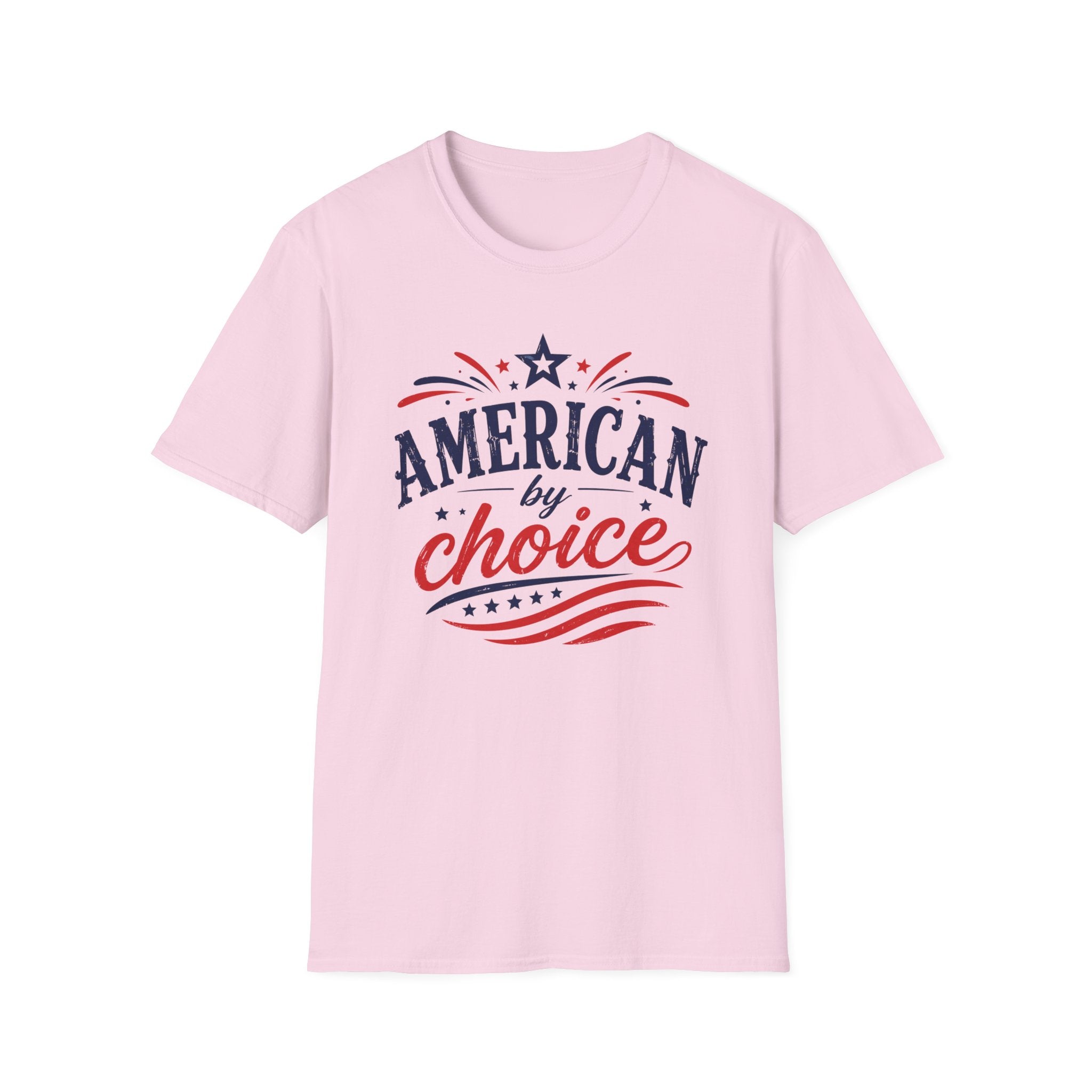 4th of July Patriotic American By Choice Graphic Tee - Citizen Celebration USA T-Shirt