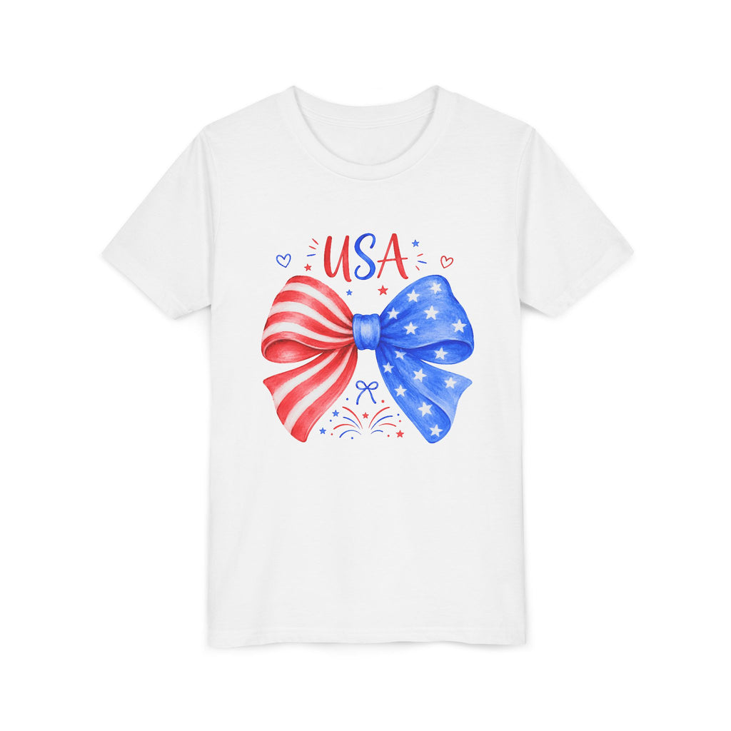 Cousin Crew Patriotic Tee, Red White Blue USA Shirt, Fun Family Celebration Graphic Top, Fourth of July Outfit Youth Short Sleeve Tee
