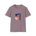 Bookish T-Shirt – Vertical Retro Stack Books Graphic Tee for Readers
