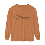 I Am Enough Heart Just As I Am  Long Sleeve T-Shirt