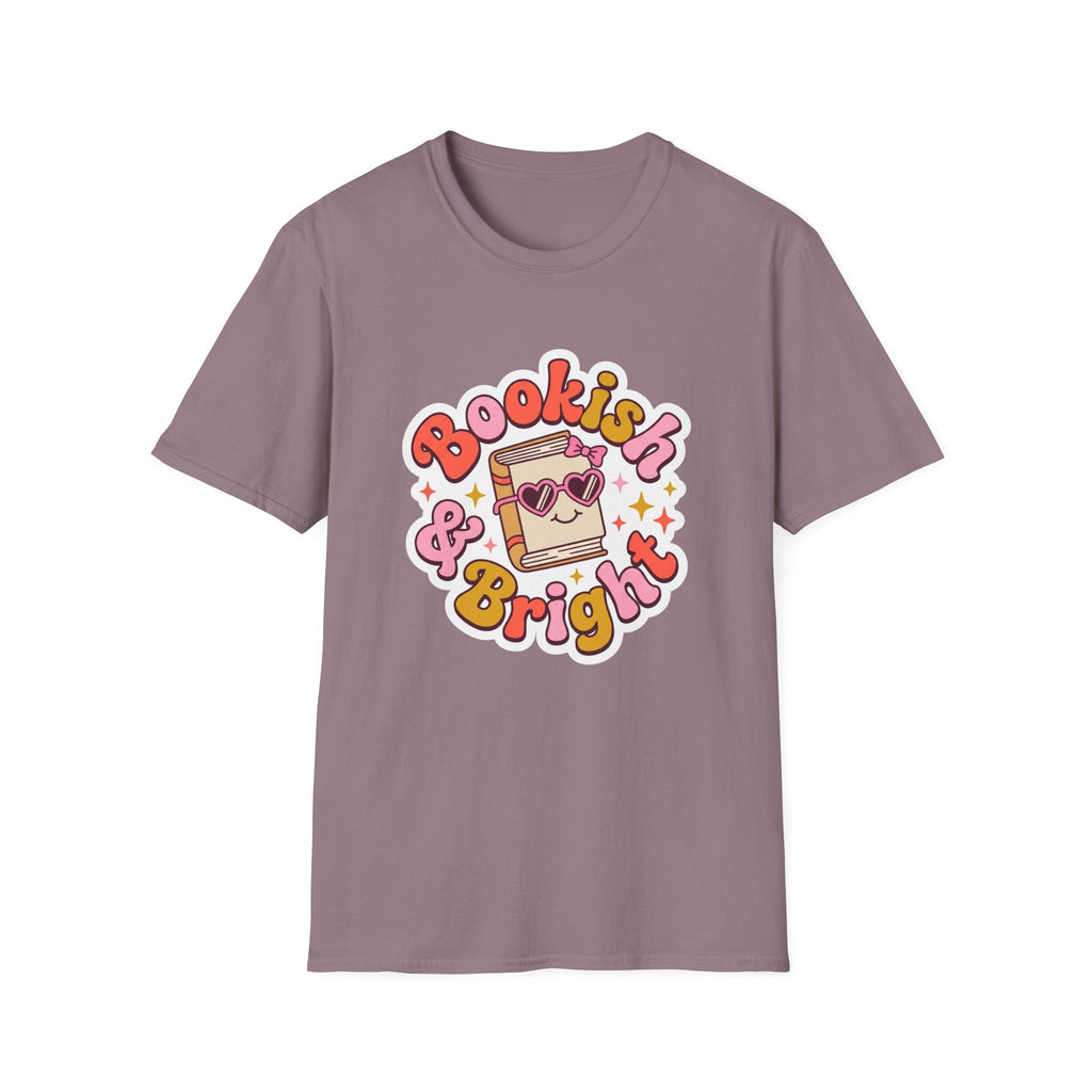 Bookish & Bright T-Shirt — Cute Retro Reading Graphic Tee
