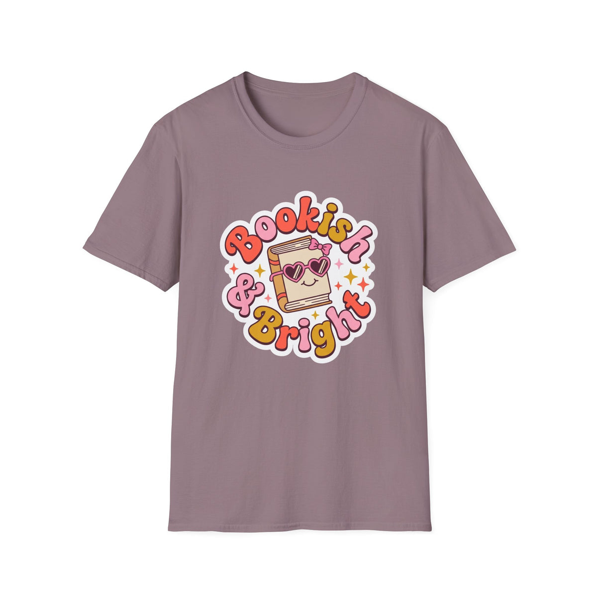 Bookish & Bright T-Shirt — Cute Retro Reading Graphic Tee
