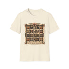Halloween Curio Cabinet T-Shirt — Vintage Spooky Season Shelf Display