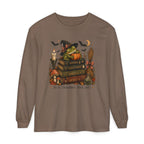 Witch Frog Potions & Ghost Stories Cute Spooky Halloween Long Sleeve T-Shirt