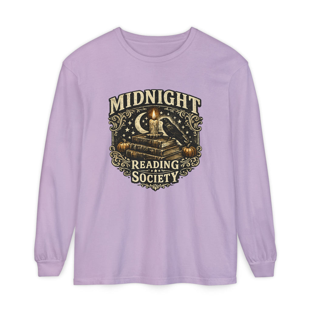 Midnight Reading Society Long Sleeve T-Shirt