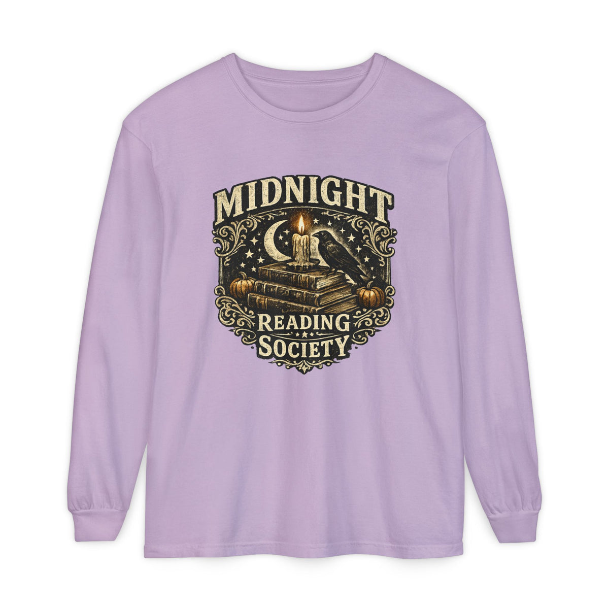 Midnight Reading Society Long Sleeve T-Shirt