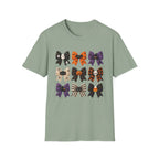 Halloween Bow Graphic T-Shirt — Cute Spooky Bows & Icons