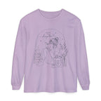Reading Girl Long Sleeve Tee — "New Chapter" Cozy Booklover Shirt