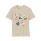 Cute Whimsical Vintage Goose Family T-Shirt