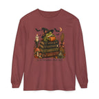 Witch Frog Potions & Ghost Stories Cute Spooky Halloween Long Sleeve T-Shirt
