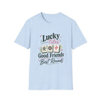 Lucky Tiles Good Friends, Best Rounds - Mahjong T-Shirt