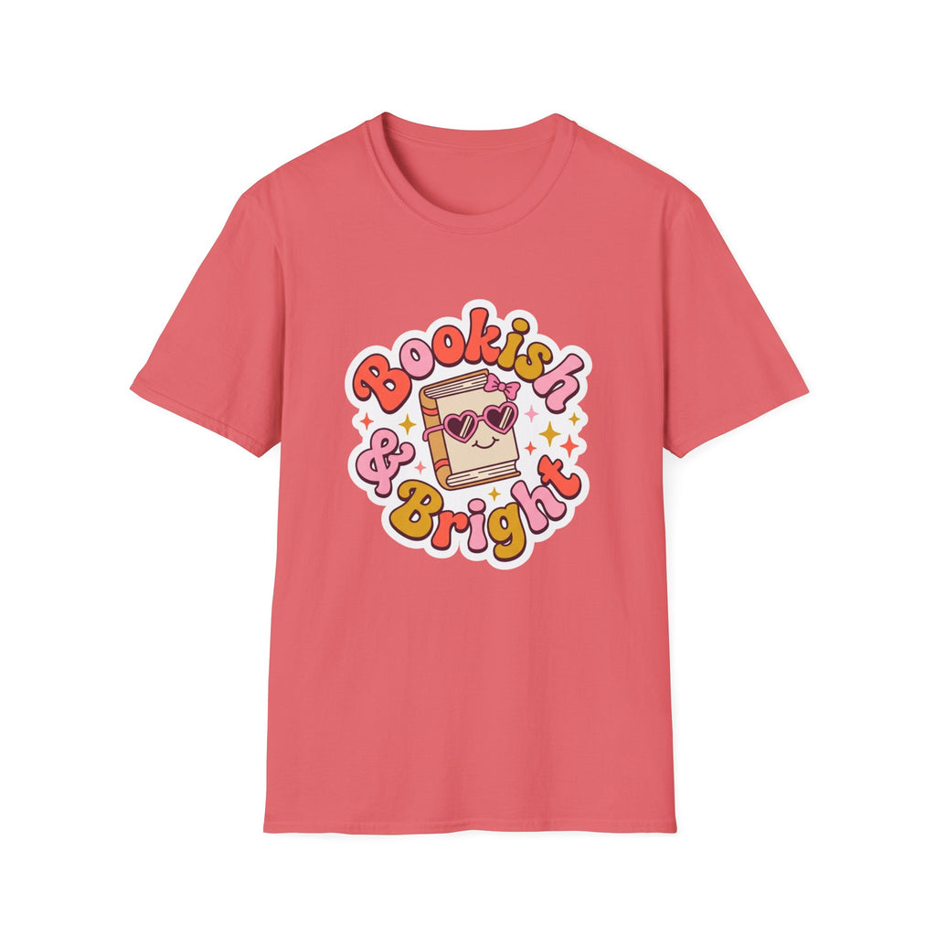 Bookish & Bright T-Shirt — Cute Retro Reading Graphic Tee