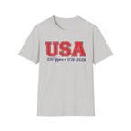 USA 250 Years Shirt 1776 2026, America 250th Anniversary T-Shirt, Varsity Style Patriotic Tee, Fourth of July Gift, Classic USA Bold Letter Shirt