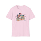 Land of the Free Home of the Party Tee, USA 250 Sunglasses Shirt, Red White Blue Celebration Graphic Top, Patriotic Fourth of July Outfit T-Shirt