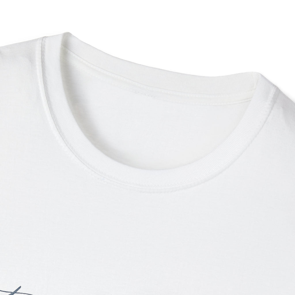 Stars and Stripes Script T-Shirt, 4th of July, Minimalist Patriotic Tee, Subtle Patriotic Gift, Dainty Script America Independence Day