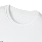 Stars and Stripes Script T-Shirt, 4th of July, Minimalist Patriotic Tee, Subtle Patriotic Gift, Dainty Script America Independence Day