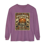 Halloween Time Vintage Jack-O'-Lantern & Ghosts Long Sleeve T-Shirt