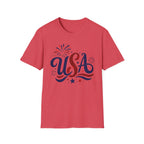Patriotic USA Fireworks Graphic Tee - 4th of July Celebration Patriotic T-Shirt