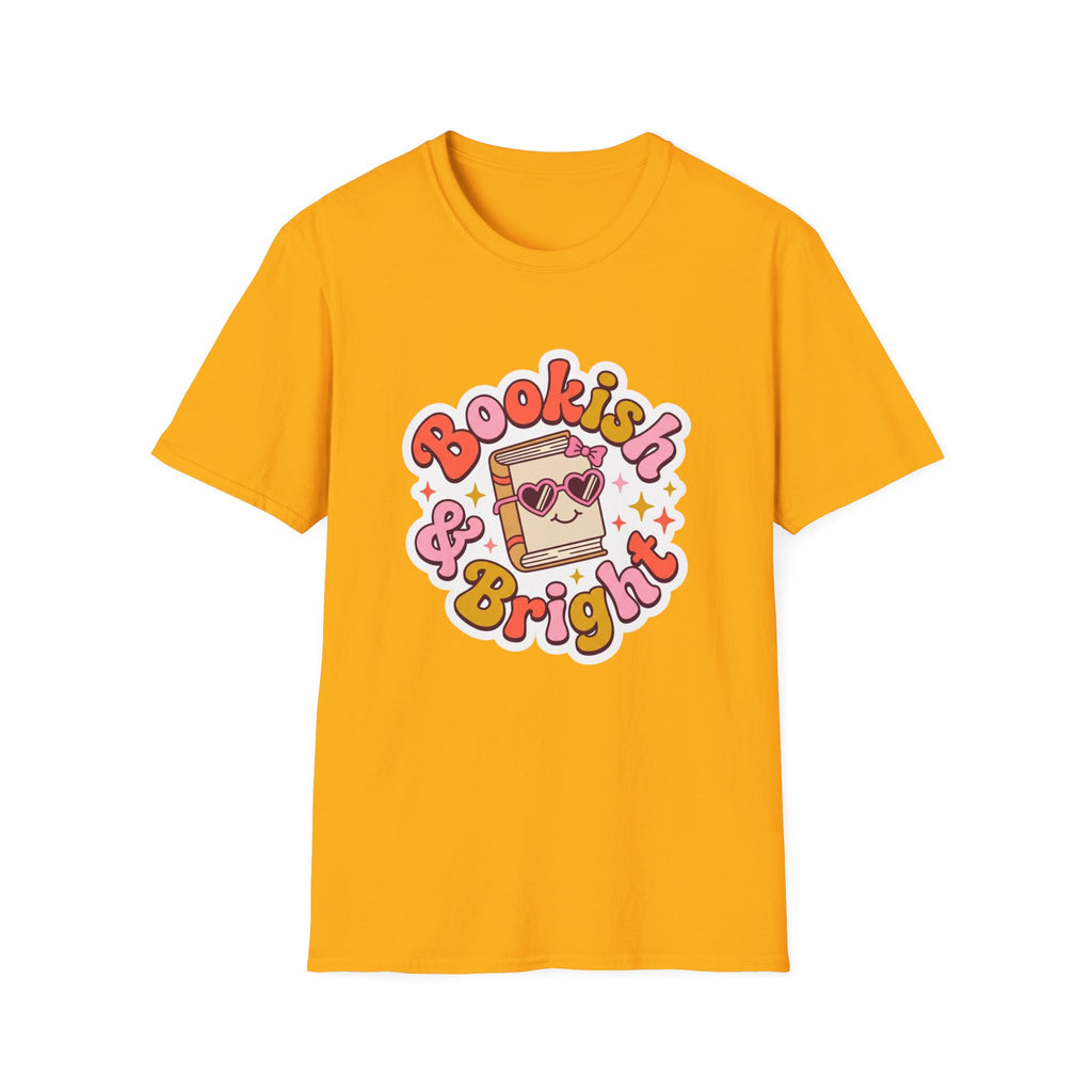 Bookish & Bright T-Shirt — Cute Retro Reading Graphic Tee