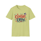 Patriotic Cousin Crew T-Shirt | American Flag Star Graphic Tee, Fourth Of July Family Matching Holiday Top