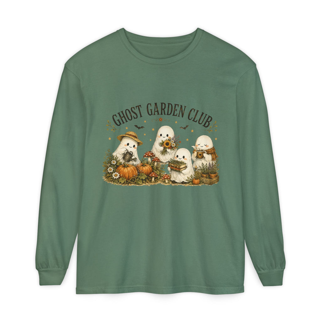 Ghost Garden Club Autumn Fall Long Sleeve T-Shirt