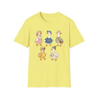 Cute Vintage Farm Ducks Graphic T-Shirt — Whimsical "Honk" Goose Family Tee