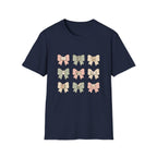 Bow Pattern T‑Shirt — Cute Pastel Bows Graphic Tee