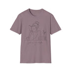 Minimal Line Art Reading Tee — "Just One More Chapter" T-Shirt