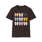 School Bow Graphic T-Shirt — Cute Back-to-School Hair Bows Design