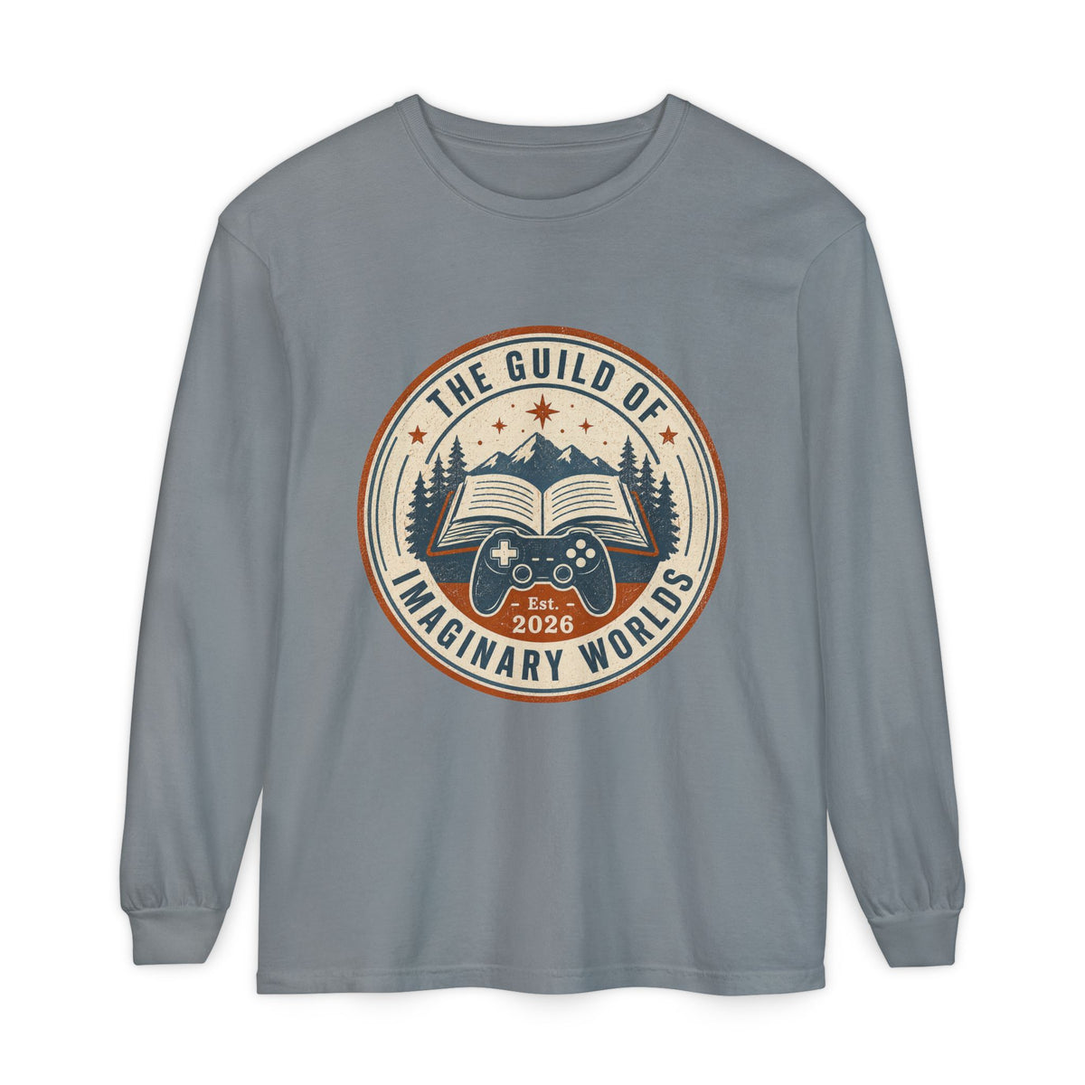 Guild of Imaginary Worlds Vintage Book & Adventure Long Sleeve T-shirt