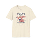 Stars and Stripes 250 Years Tee, EST 1776 USA Shirt, Red White Blue Flag Graphic Top, Patriotic American Heritage Outfit T-Shirt