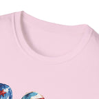 Patriotic Popsicle T-Shirt | Fourth Of July Watercolor Ice Pop Graphic Tee, Coquette Bow Summer Holiday Top