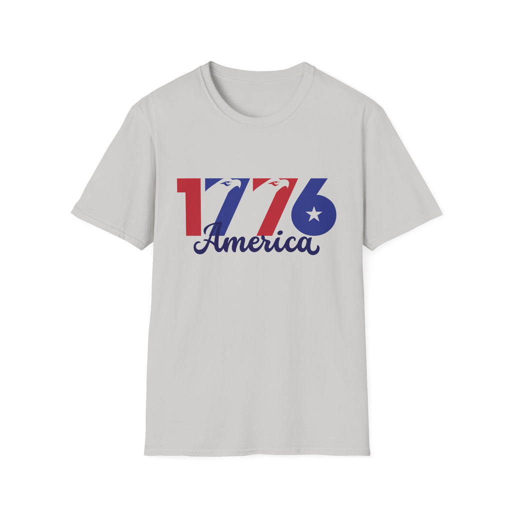 1776 America Patriotic T-Shirt, Vintage USA Independence Day Tee, Retro Fourth of July Graphic Shirt, Americana Celebration Apparel, Freedom Inspired Outfit