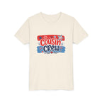 Cousin Crew Patriotic Tee, Red White Blue USA Shir t, Fun Family Celebration Graphic Top, Fourth of July OutfitYouth Short Sleeve Tee