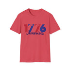 1776 America Patriotic T-Shirt, Vintage USA Independence Day Tee, Retro Fourth of July Graphic Shirt, Americana Celebration Apparel, Freedom Inspired Outfit