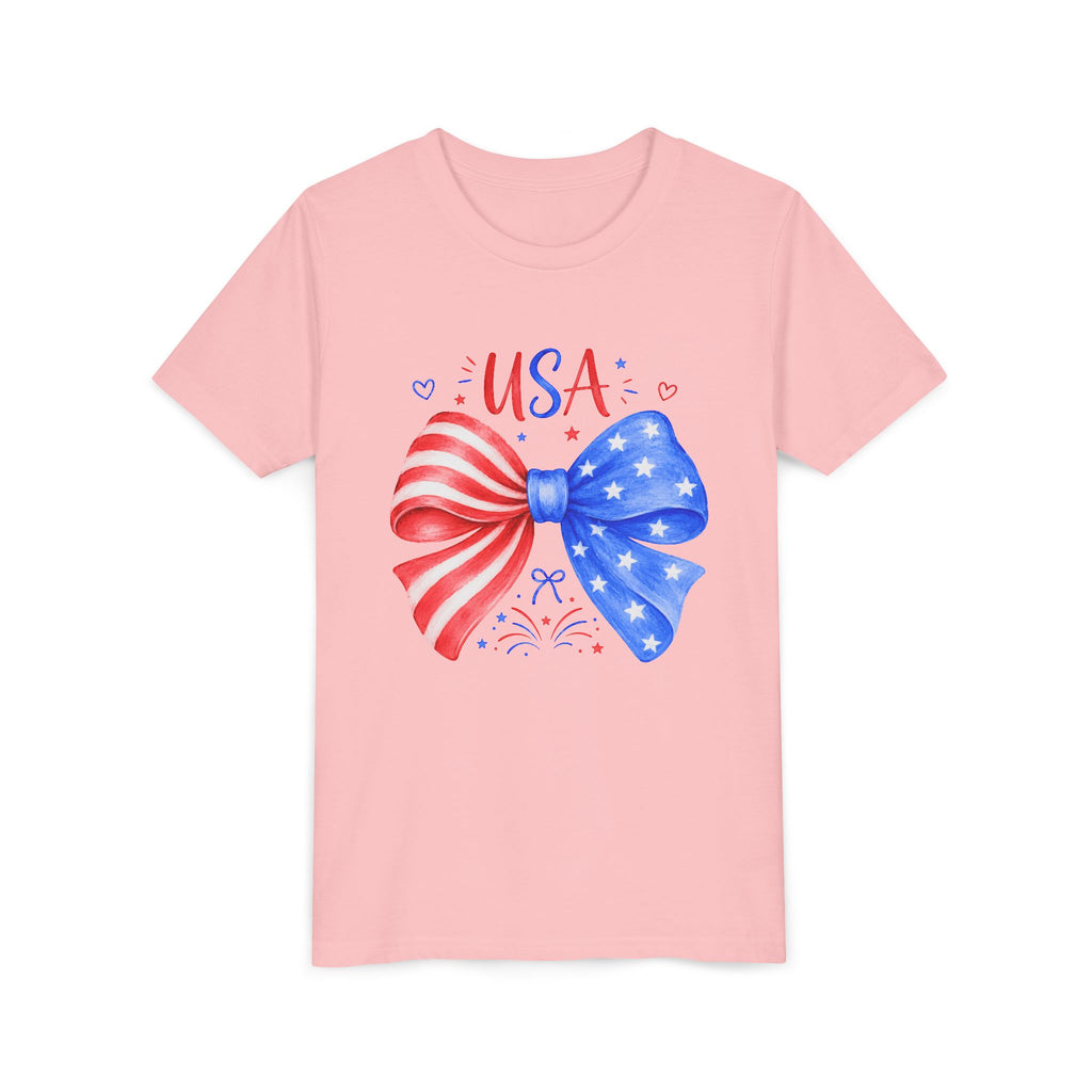 Cousin Crew Patriotic Tee, Red White Blue USA Shirt, Fun Family Celebration Graphic Top, Fourth of July Outfit Youth Short Sleeve Tee
