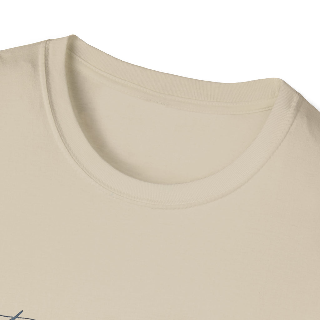 Stars and Stripes Script T-Shirt, 4th of July, Minimalist Patriotic Tee, Subtle Patriotic Gift, Dainty Script America Independence Day