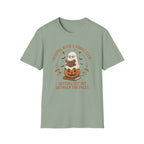 Reading With a Ghost Club T-Shirt — Cute Spooky Book Lover Tee