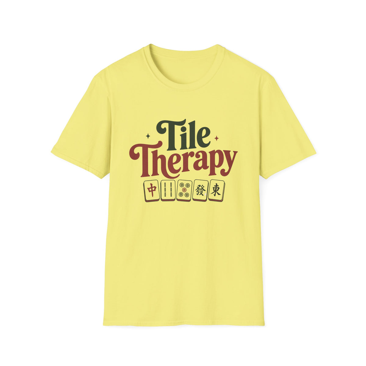 Tile Therapy Mahjong T‑Shirt