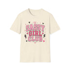Sassy Girl Club Tee — Pink Cheerful Graphic T-Shirt
