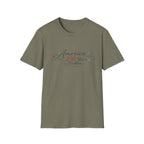 America 250 Years of Freedom Calligraphy Shirt, Elegant Script Patriotic Tee 1776 2026, Sophisticated Anniversary 4th of July T-Shirt, Patriotic