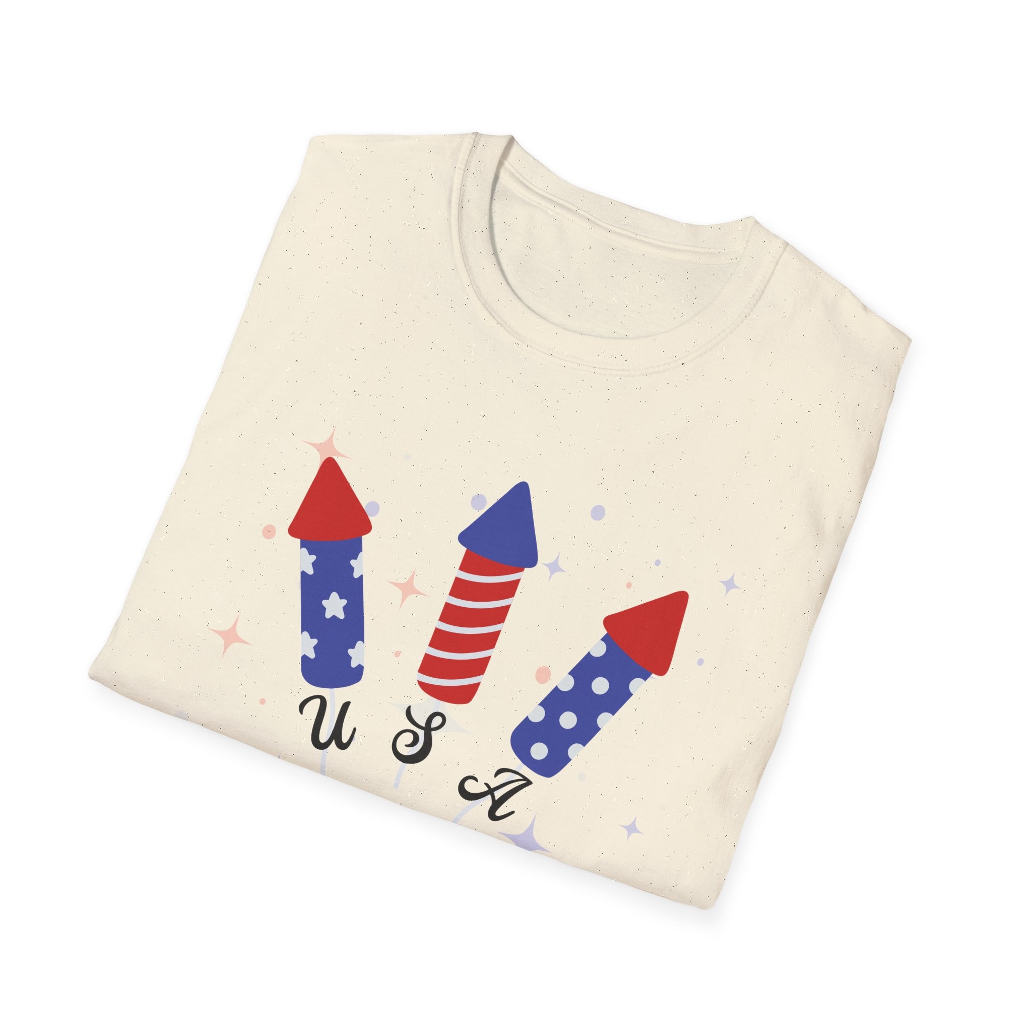 USA Semiquincentennial Firework Tee USA 250 Years Graphic Shirt