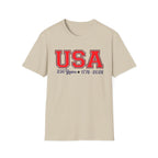 USA 250 Years Shirt 1776 2026, America 250th Anniversary T-Shirt, Varsity Style Patriotic Tee, Fourth of July Gift, Classic USA Bold Letter Shirt