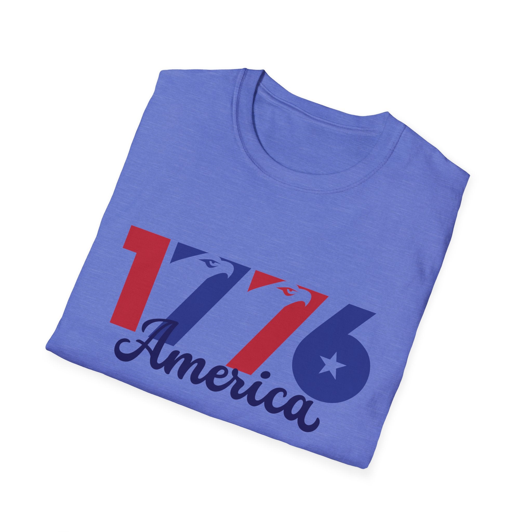 1776 America Patriotic T-Shirt, Vintage USA Independence Day Tee, Retro Fourth of July Graphic Shirt, Americana Celebration Apparel, Freedom Inspired Outfit