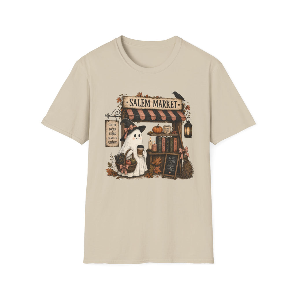Salem Market Halloween T-Shirt — Ghost & Witch Shop Graphic Tee
