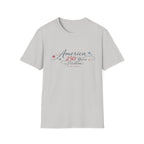 America 250 Years of Freedom Calligraphy Shirt, Elegant Script Patriotic Tee 1776 2026, Sophisticated Anniversary 4th of July T-Shirt, Patriotic