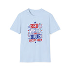 Patriotic Uncles Crew Graphic Tee - 4th of July Red White and Blue Uncle Fireworks cle T-Shirt
