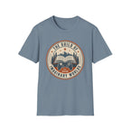Guild of Imaginary Worlds T‑Shirt — Vintage Book & Adventure Logo