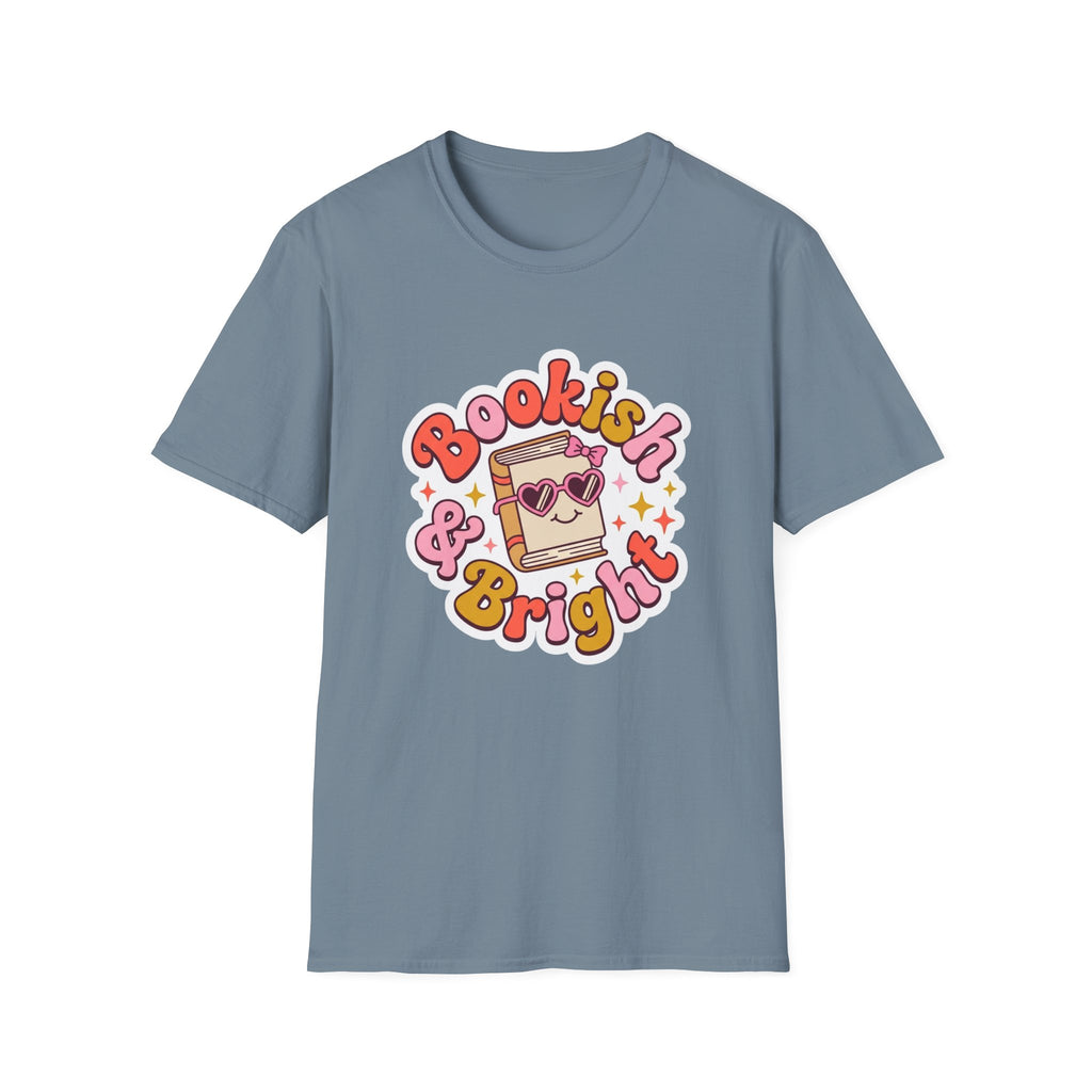 Bookish & Bright T-Shirt — Cute Retro Reading Graphic Tee