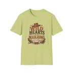 Wild Hearts Play Mahjong Western Graphic T-Shirt